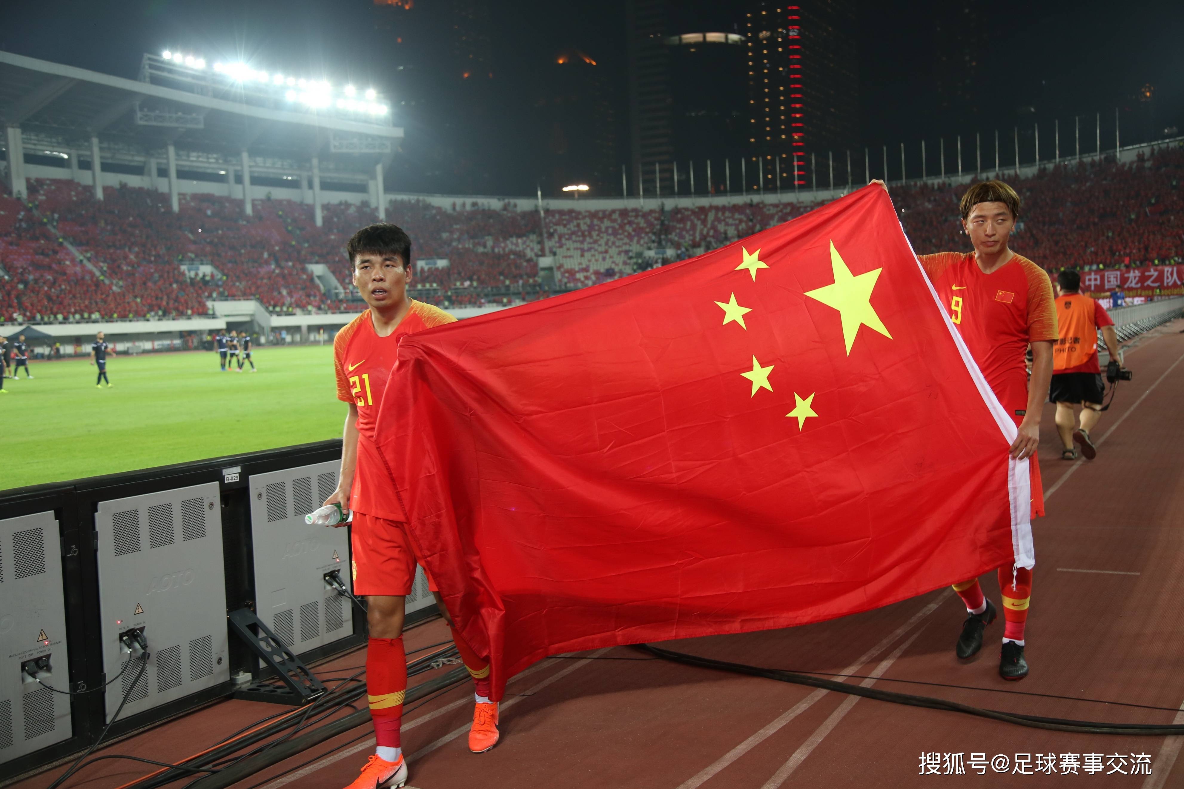 中国队在国际足球赛事上大放异彩